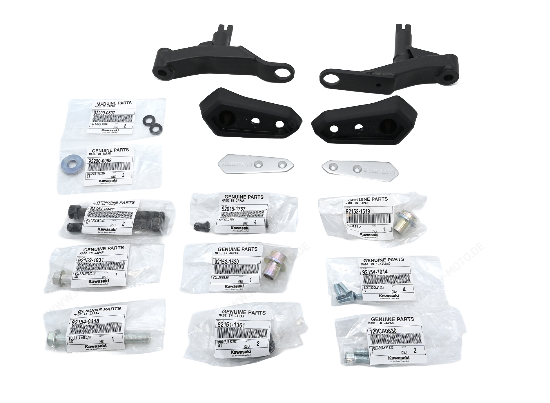 Crash pads voor Kawasaki Ninja 1000 SX /1100 SX Origineel Kawasaki