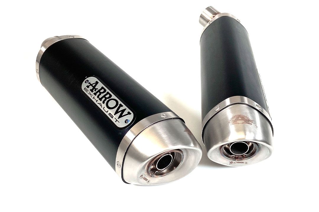 ARROW uitlaat DARK STREET THUNDER voor Ducati Monster 696 / 796 / 1100 2008-2014