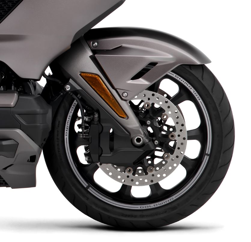 Velg decor sticker set rood voor Honda GL1800 Gold Wing (20-) Origineel