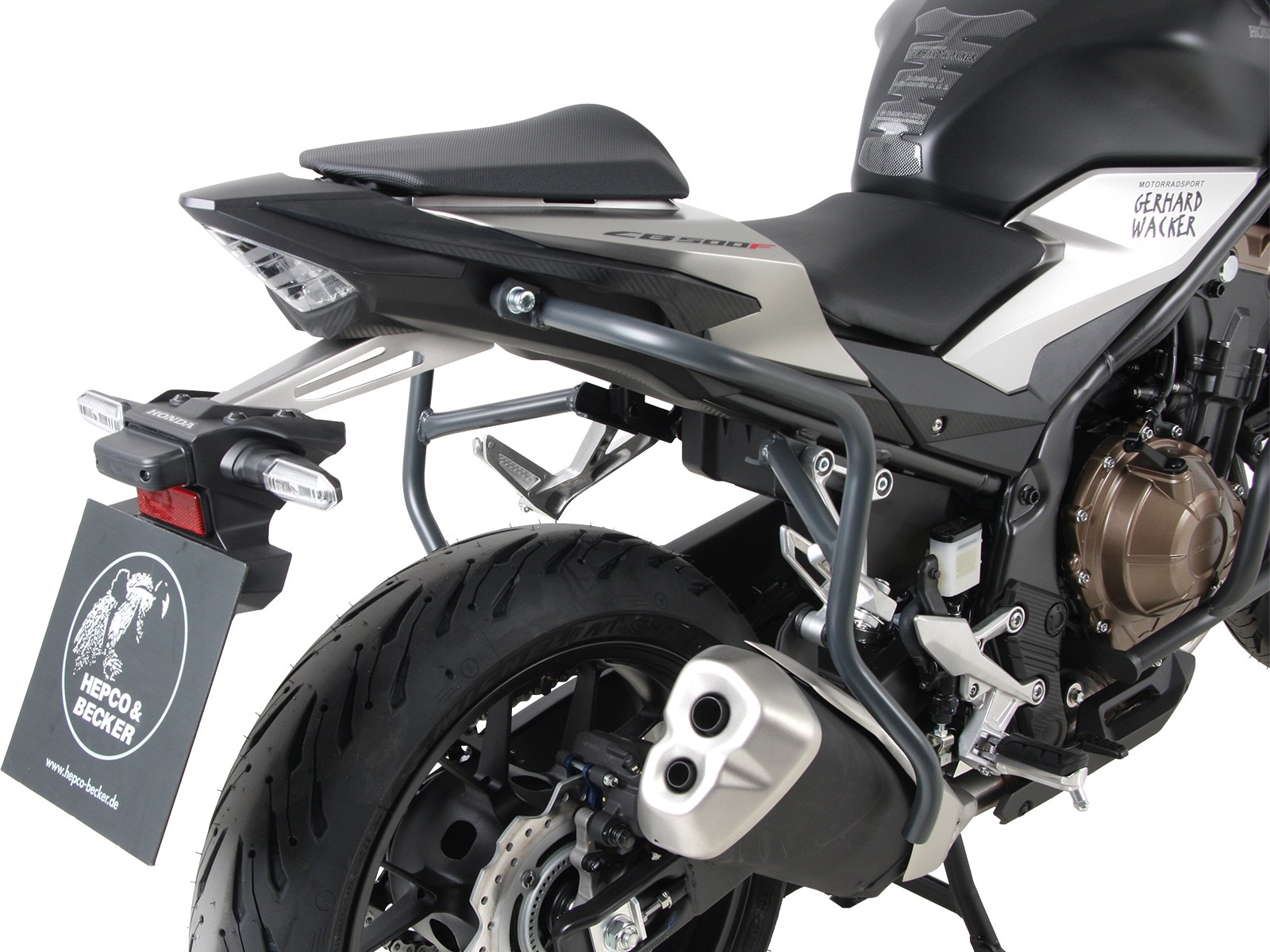 Achterbeschermbeugel antraciet voor Honda CB 500 F (19-23) Hepco & Becker