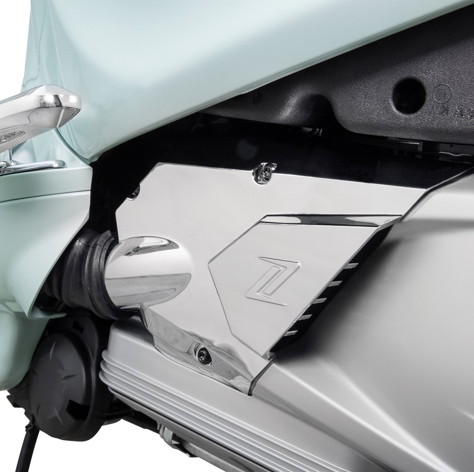 Luchtinlaat afdekking, vario afdekking voor Vespa Primavera/Sprint/GTS/GTS Super, chroom