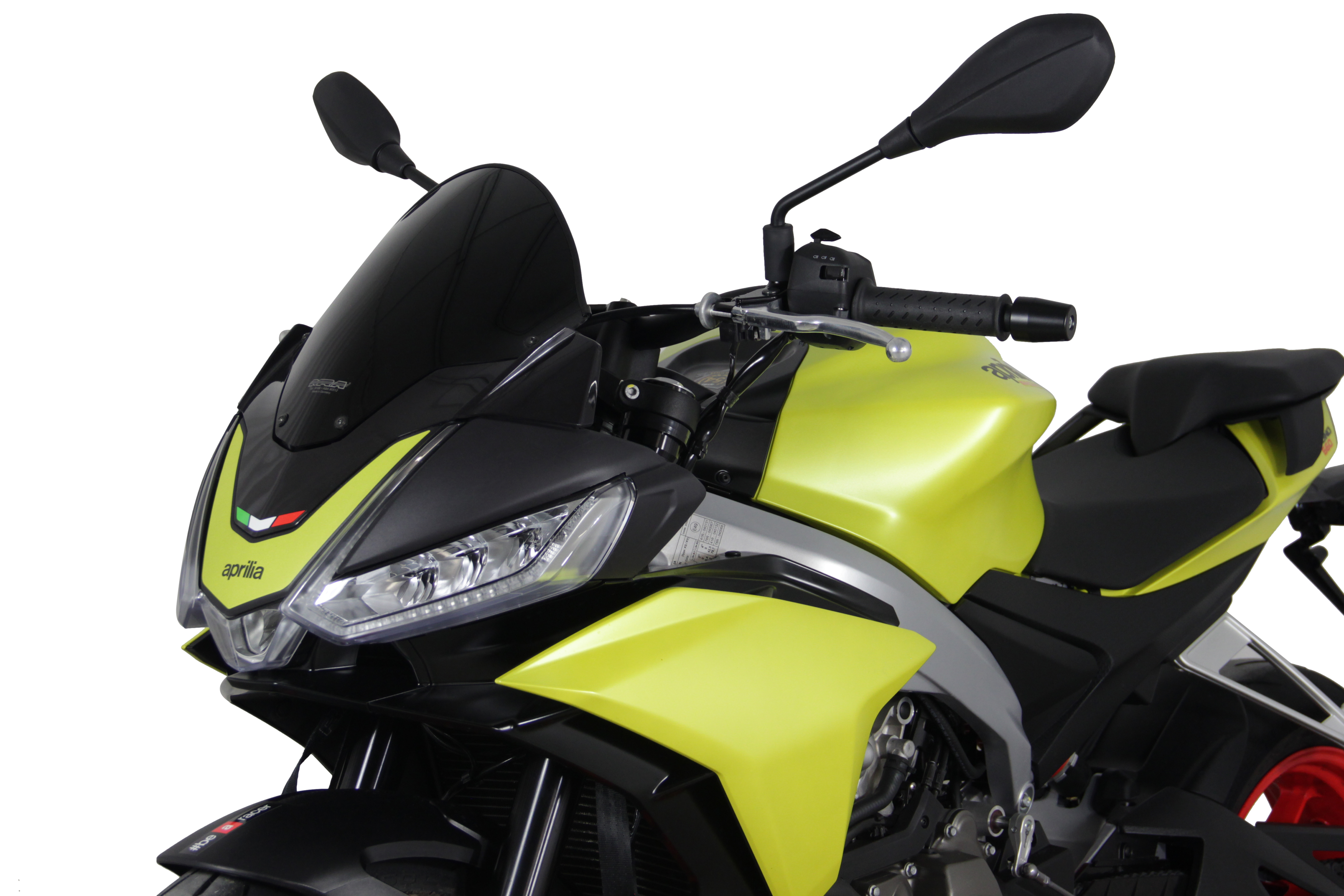 MRA Originele voorruit "O" zwart Aprilia Tuono 660 / V4 Factory (21-)