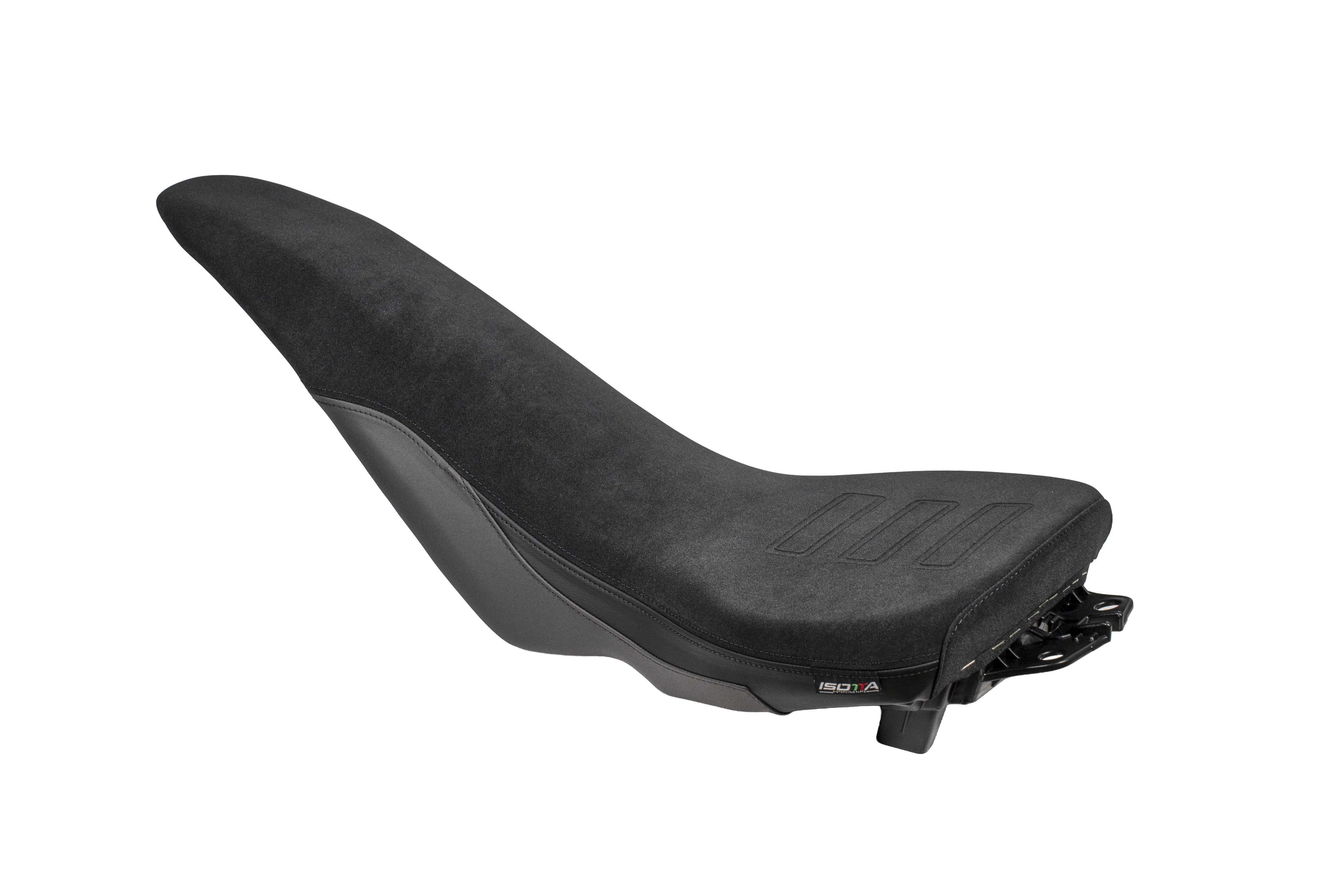 Isotta-zadel Comfort zwart/grijs voor Yamaha Ténéré 700 World Raid (22-25)