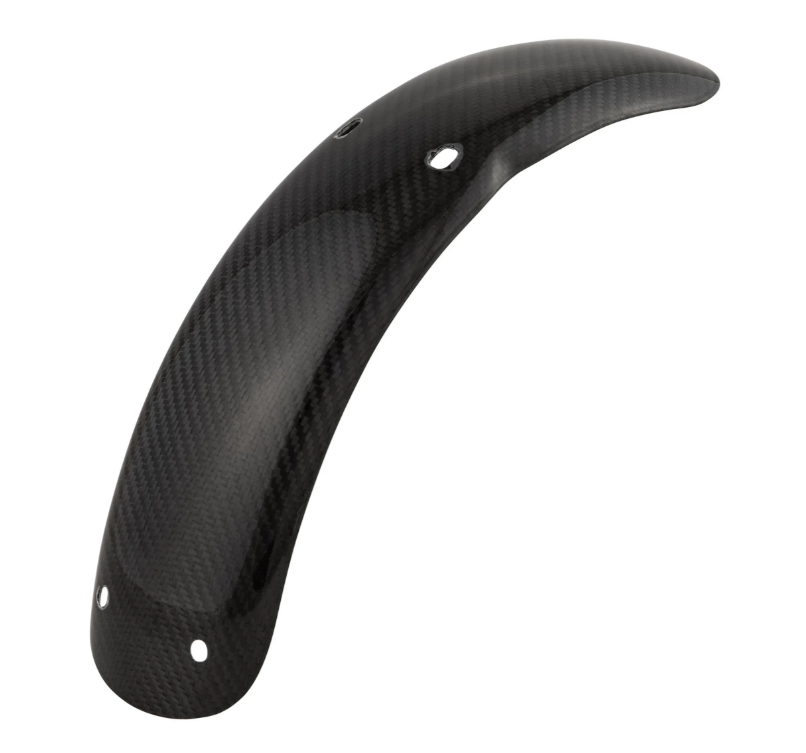Spatbord 2.0 Garelli Race EVO II zonder beugel voor Vespa PX 80-200cc, carbon transparant