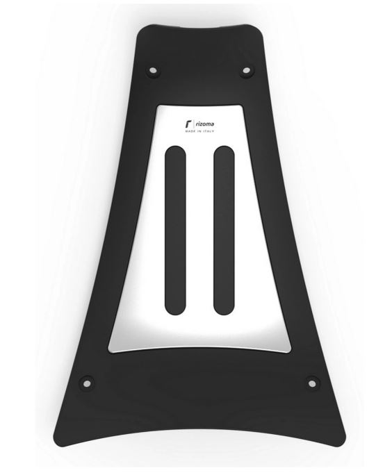 Voetruimteafdekking RIZOMA voor Vespa GTS/GTS Super/GTV/GT, zilver/zwart
