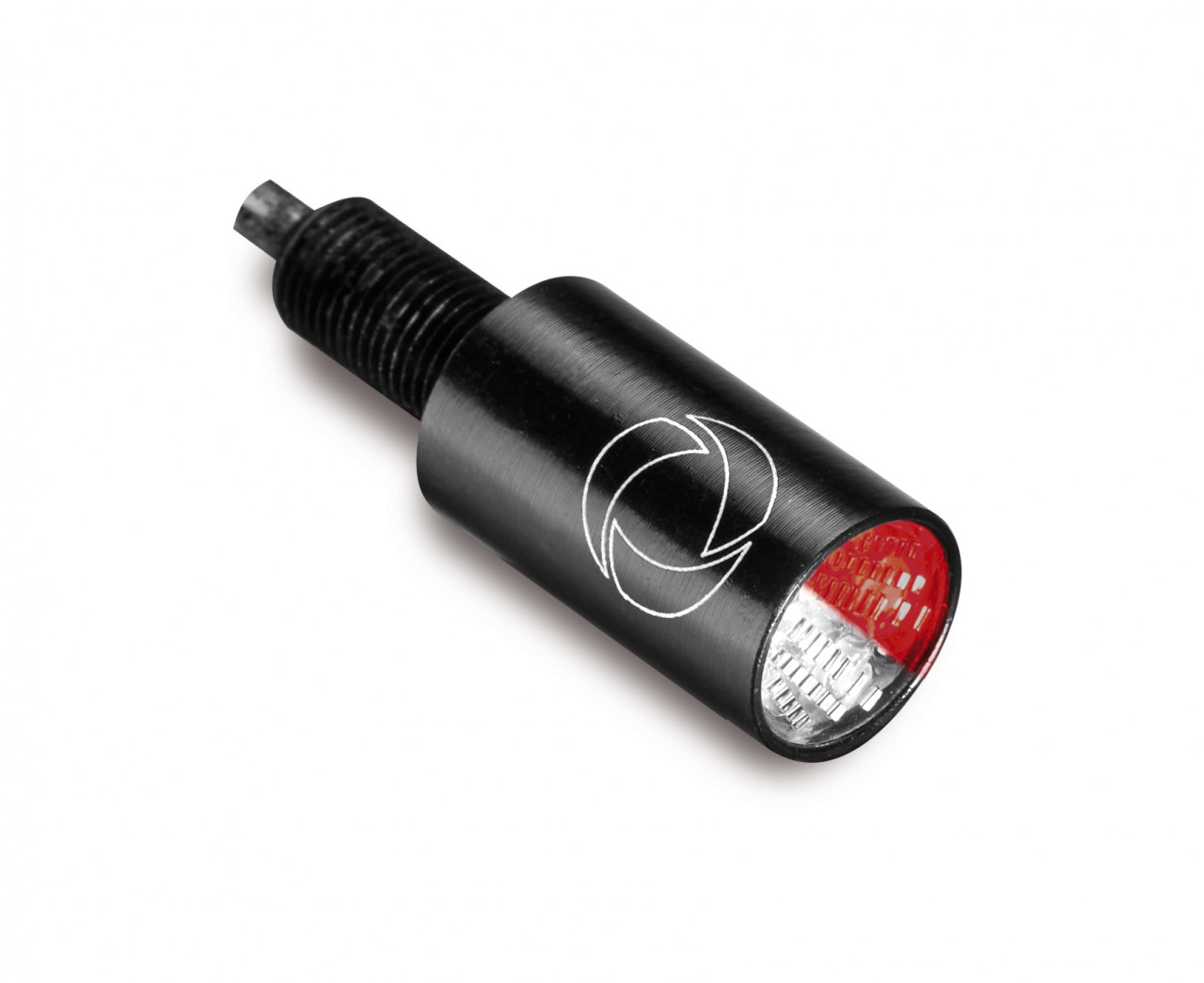 Kellermann knipperlicht, achter- en remlicht, Atto DF Integraal, aluminium, LED, HL/HR 12 V, glanzend zwart