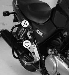 Achterbeschermbeugel zwart voor Honda CB 500 /S (93-97) Hepco & Becker