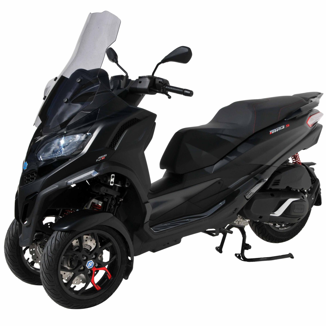Windscherm ERMAX High Protection met handbescherming voor Piaggio MP3 400 / 530 HPE (22-), grijs