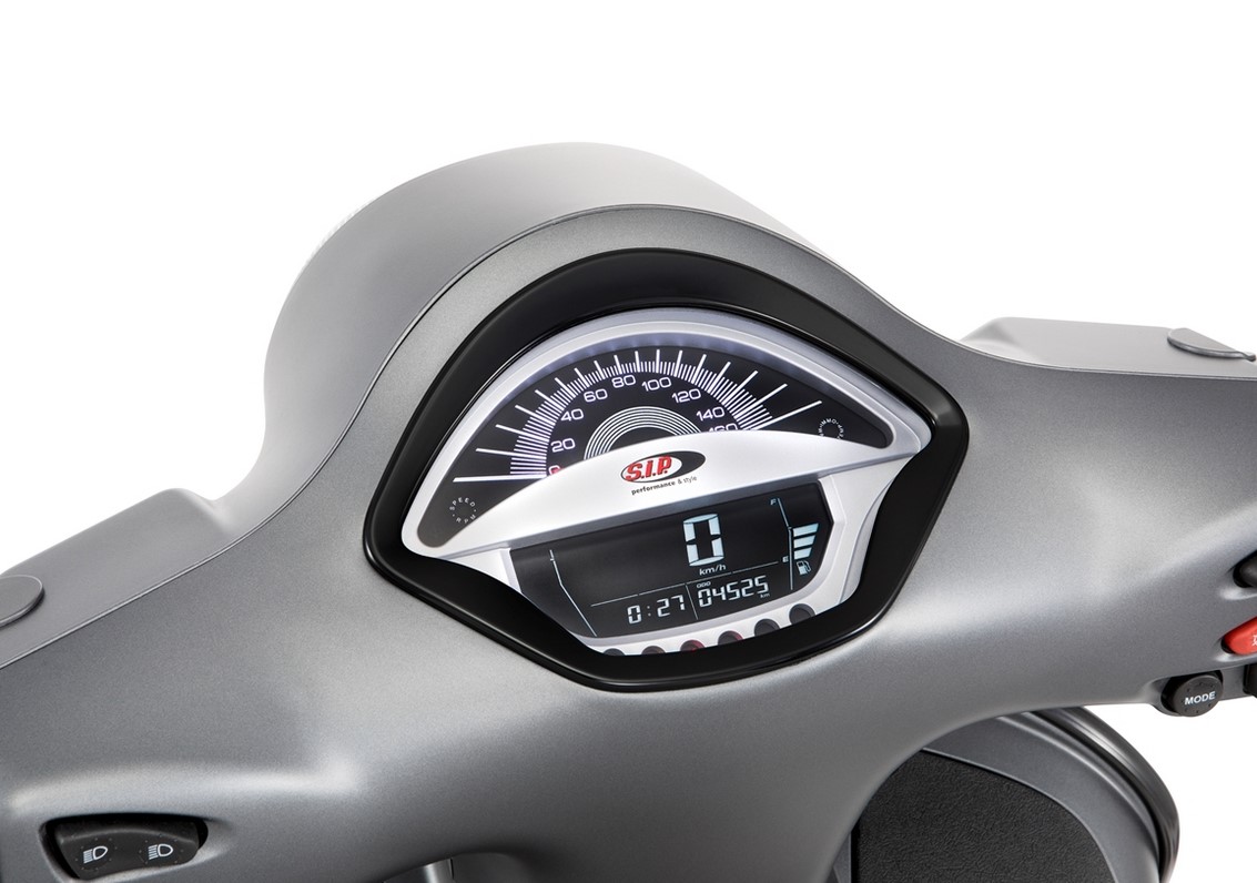 Toerenteller/snelheidsmeter voor Vespa GTS/GTS Super 300cc FL ('14-), zilver