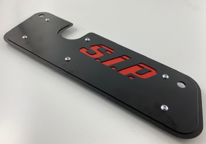 Uitlaatsierstuk swing arm voor Vespa GTS/GTS Super/GTV/GT 60/GT/GT L, roestvrij staal zwart