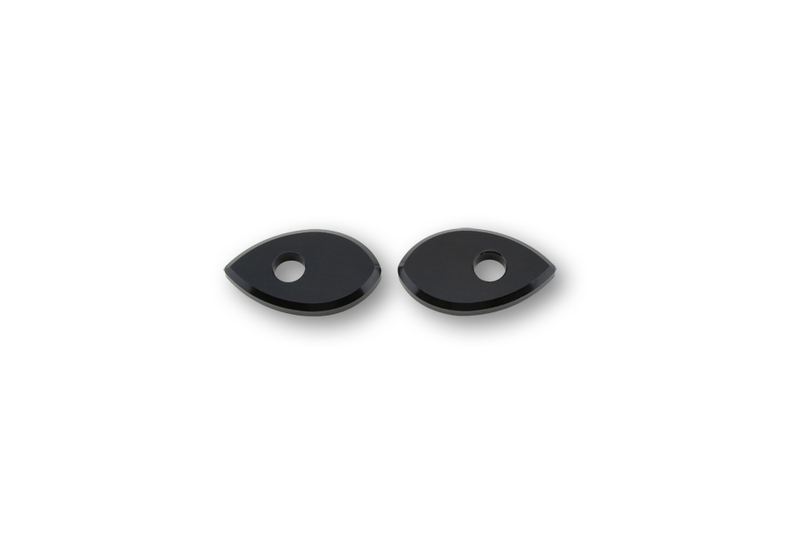 HIGHSIDER smart montageplaten Indy Spacer Zwart Aluminium, Voor Honda