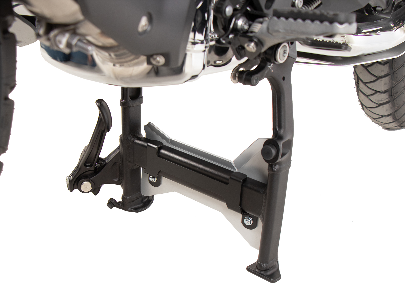 Beschermplaat voor originele middenstandaard voor BMW R 1300 GS (23-) Hepco & Becker