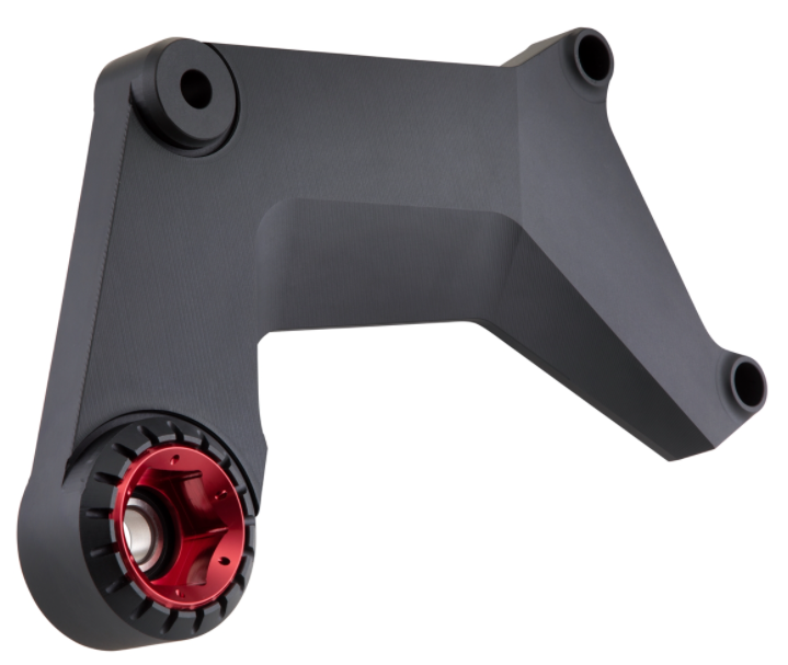 Zwenkarm voor race-uitlaat, achteraan voor Vespa GTS/GTS Super/GTV/GT 60/GT/GT L zonder ABS, zwart