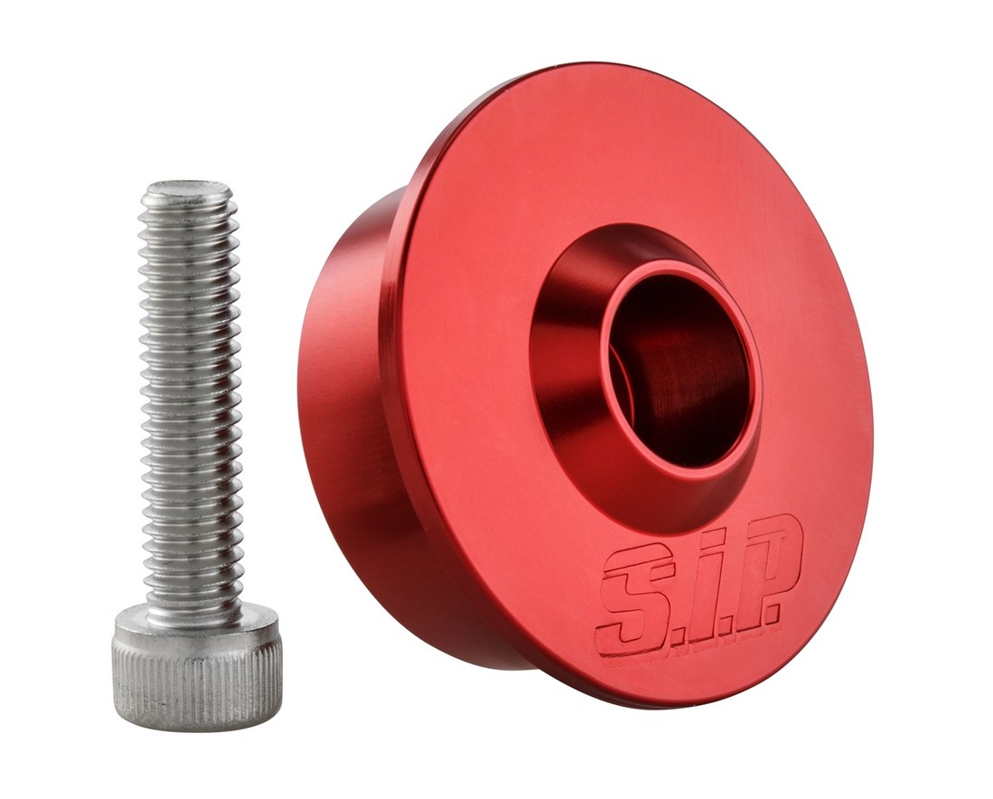 Montageset voor spiegels aan het stuur zonder stuurgewichten, MK II, rood