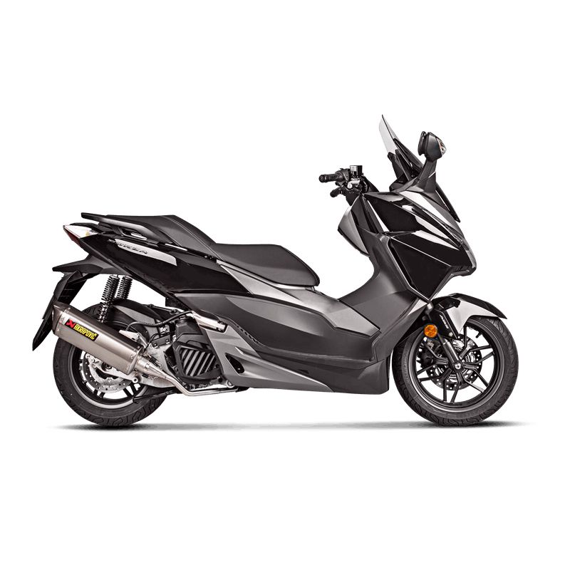 Akrapovic Racing Line (SS) uitlaatsysteem voor Honda Forza125 modeljaar 2017-2020