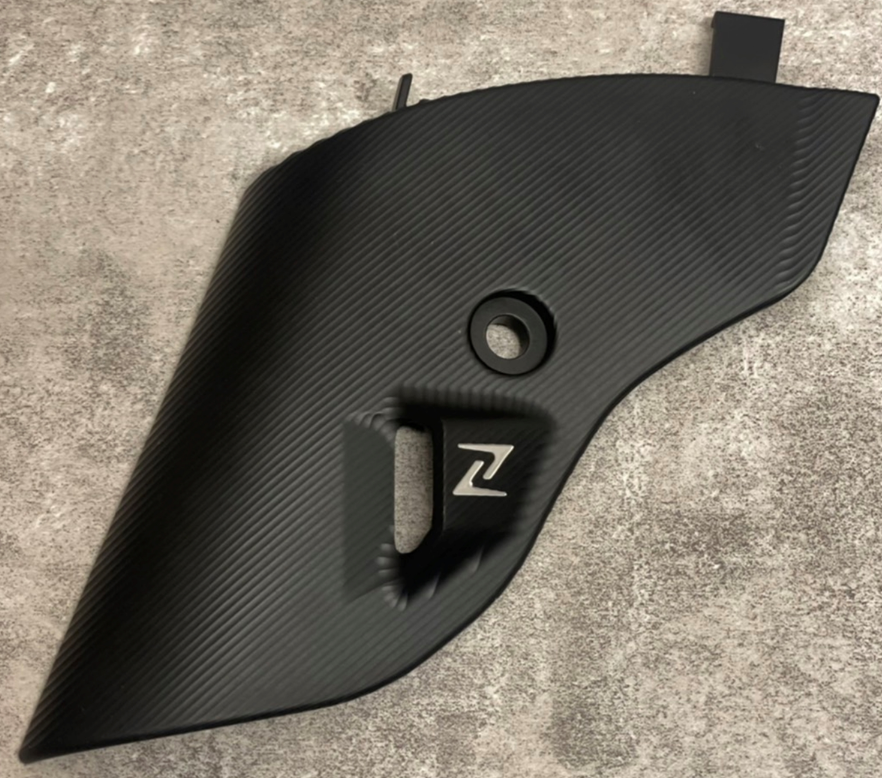 Vorkkuip ZELIONI voor Vespa Primavera/Sprint/Elettrica 50-150ccm, zwart mat geanodiseerd