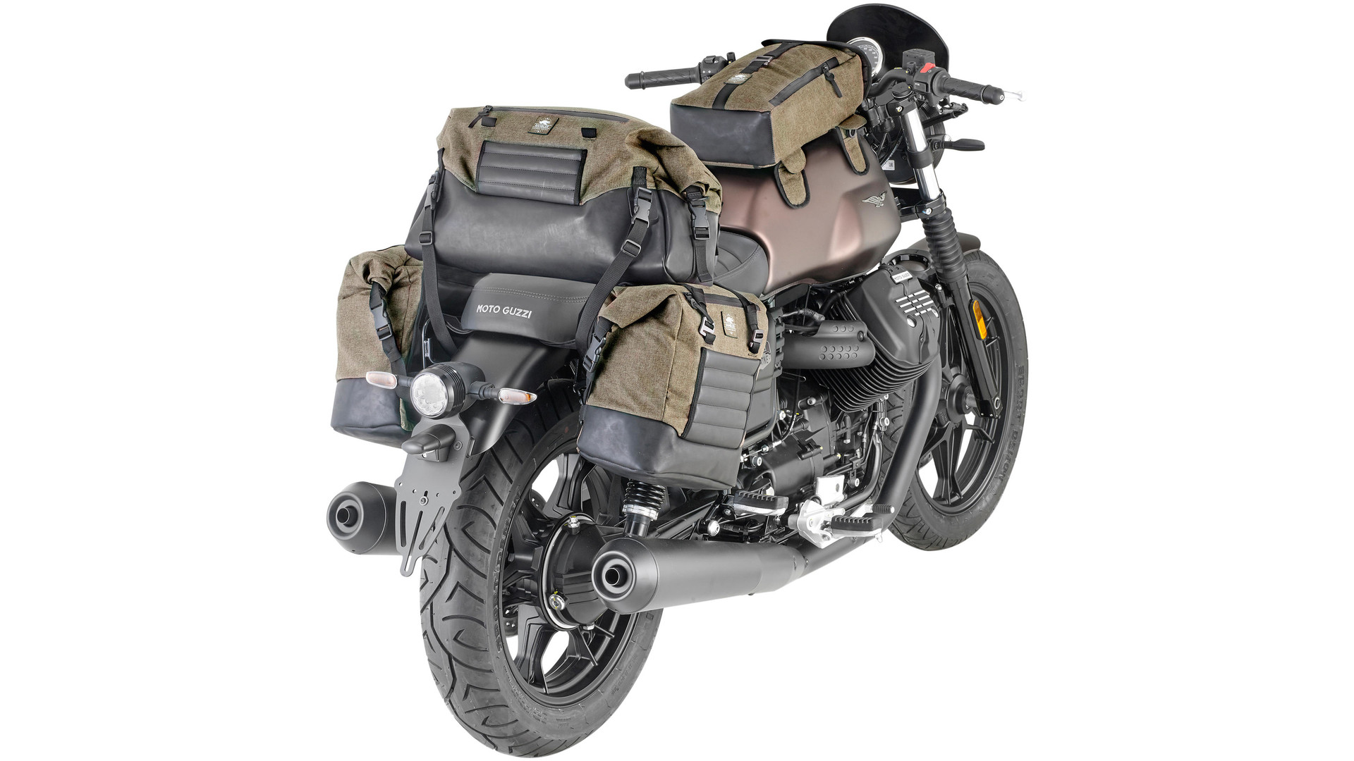Café Racer zadeltassen / zijtassen "Rambler" - RB100 voor BMW R nineT (Bj.14-), Pure / Urban G/
