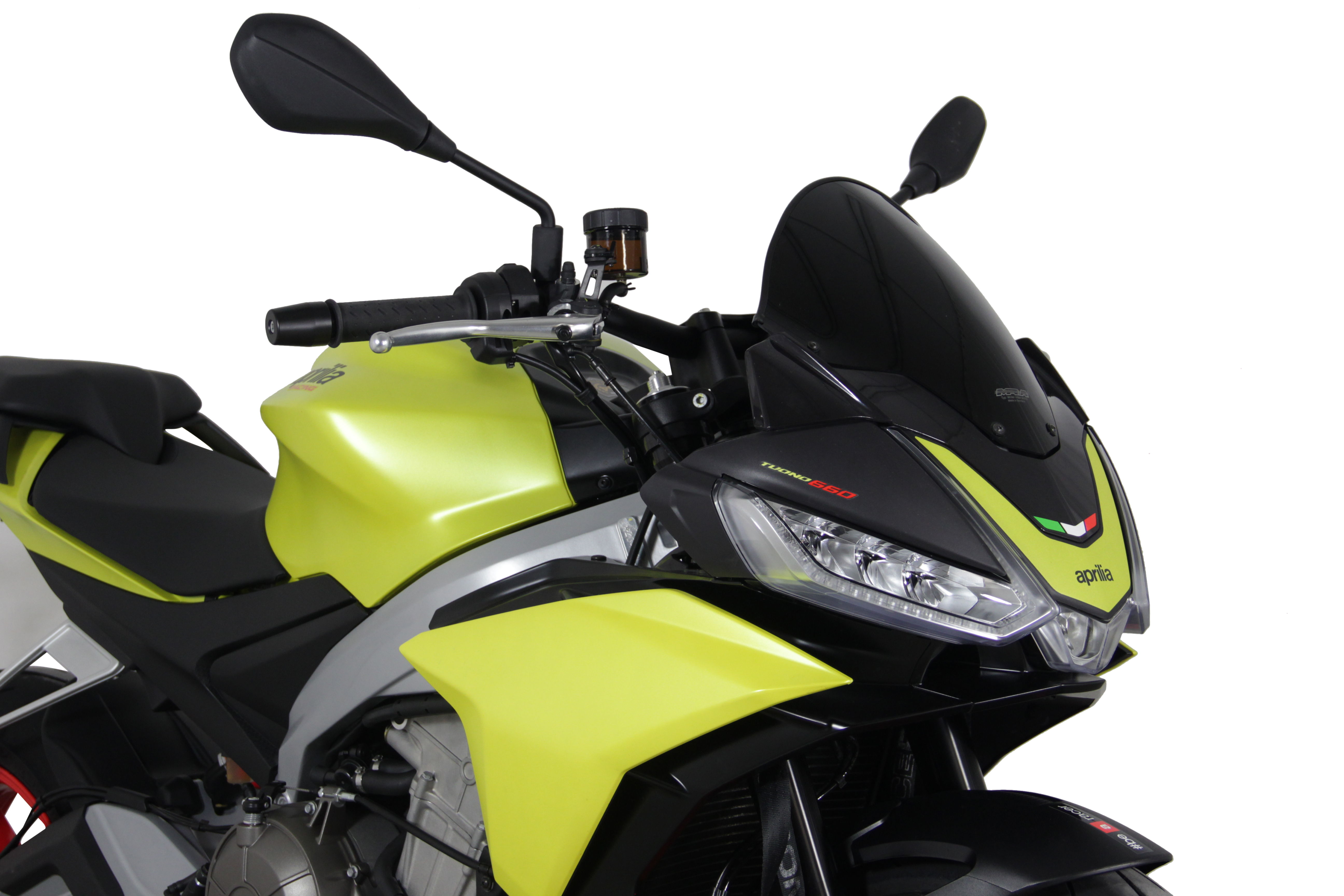 MRA Originele voorruit "O" zwart Aprilia Tuono 660 / V4 Factory (21-)