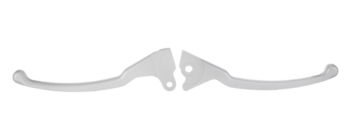 Sport hendelset rem links/rechts voor Vespa LX/LXV/S/Primavera/Sprint 50-150ccm, zilver mat