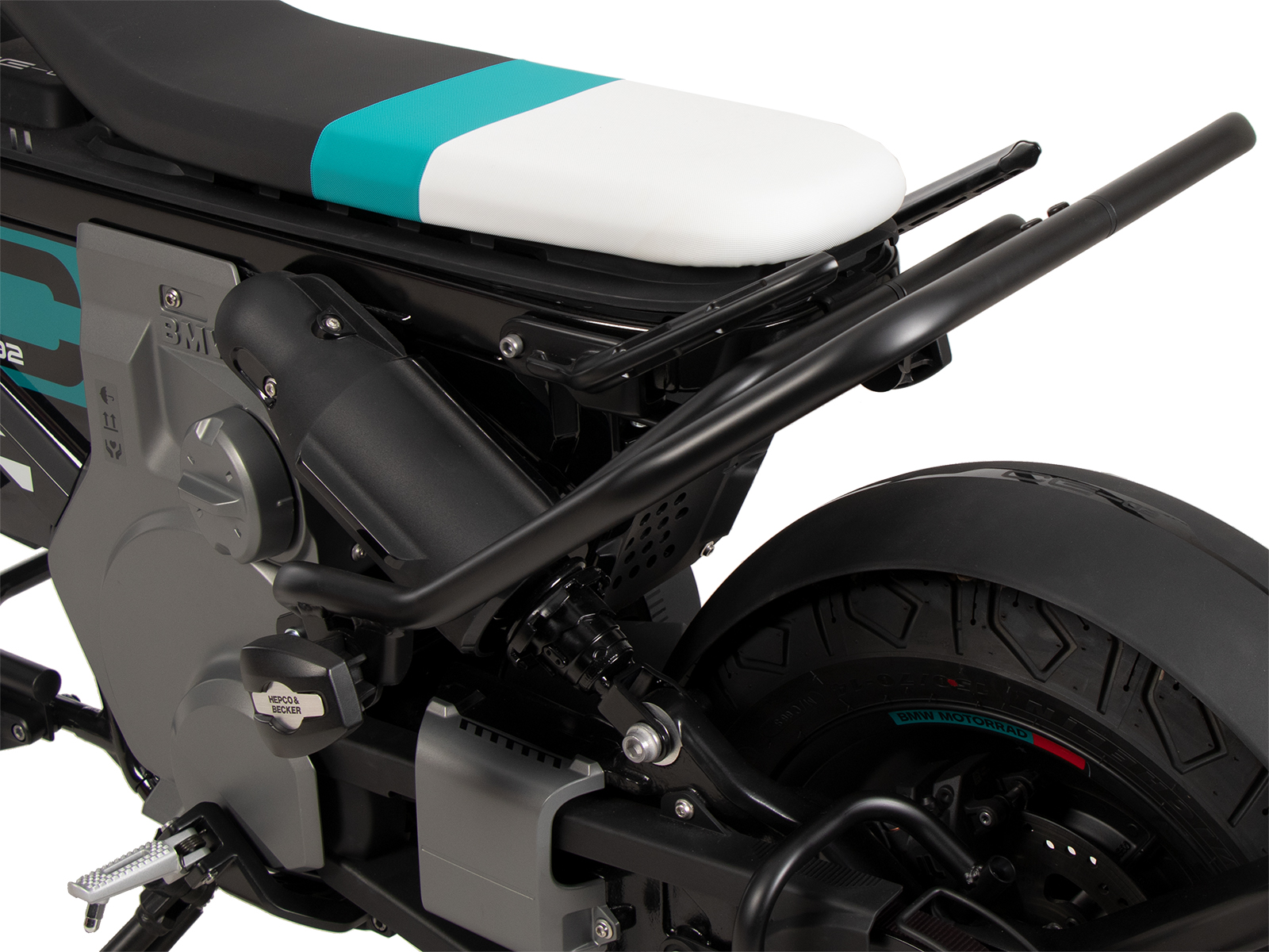Achterbeschermbeugel zwart voor BMW CE 02 (23-) Hepco & Becker