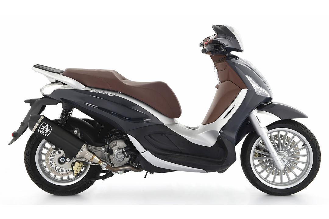 ARROW uitlaat DARK URBAN voor Piaggio Beverly 300 HPE (21-)