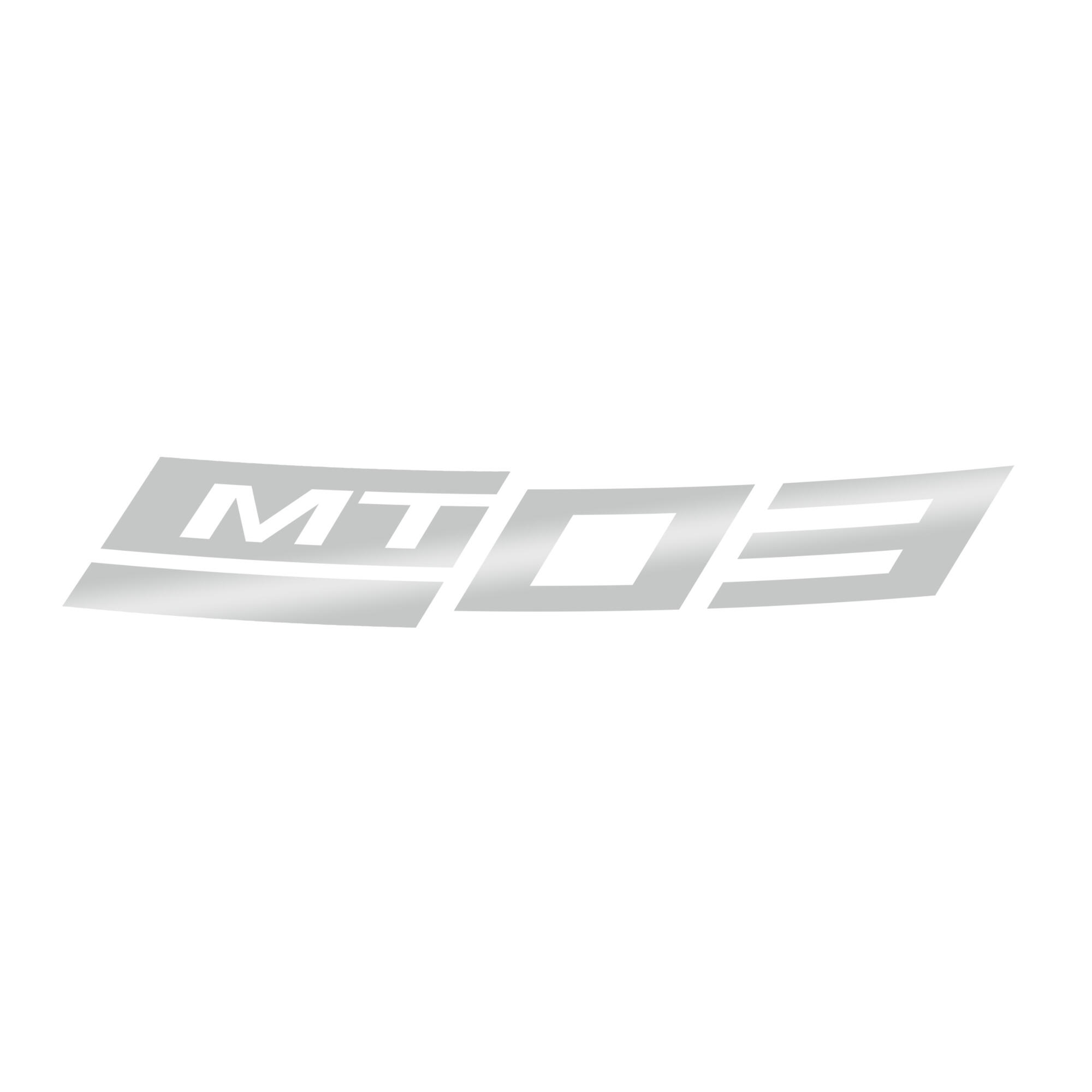 Reflecterende velgsticker achter, zilver, voor Yamaha MT-03 (23-) Origineel