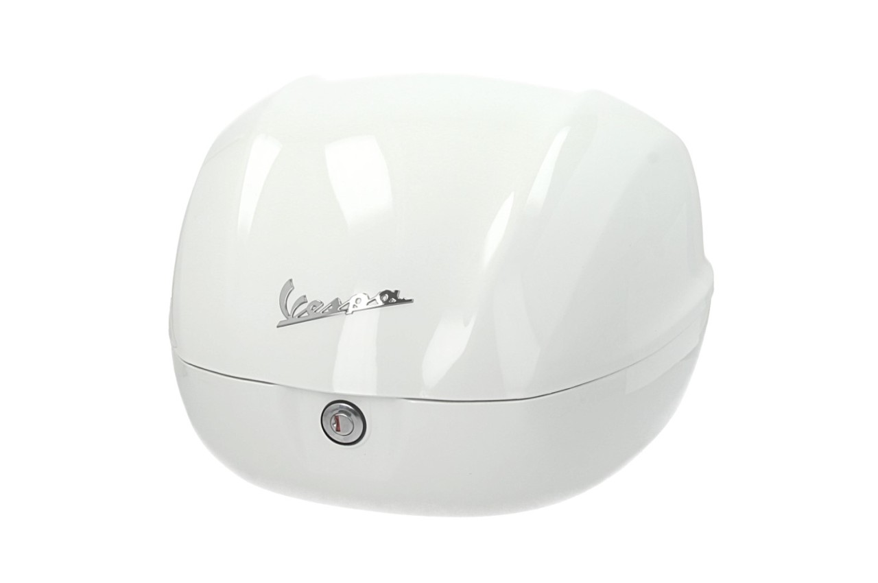 Vespa-topkoffer 32 l, glanzend geel, Q09, zonder rugleuning