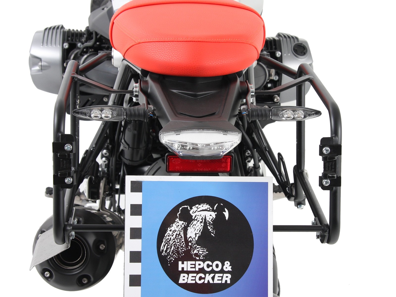 Zijkofferdrager vast zwart voor BMW R nineT Pure (17-23) Hepco & Becker