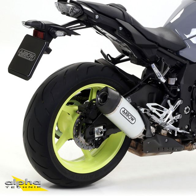 ARROW INDY-RACE uitlaat voor Yamaha MT-10 2016-2020, aluminium