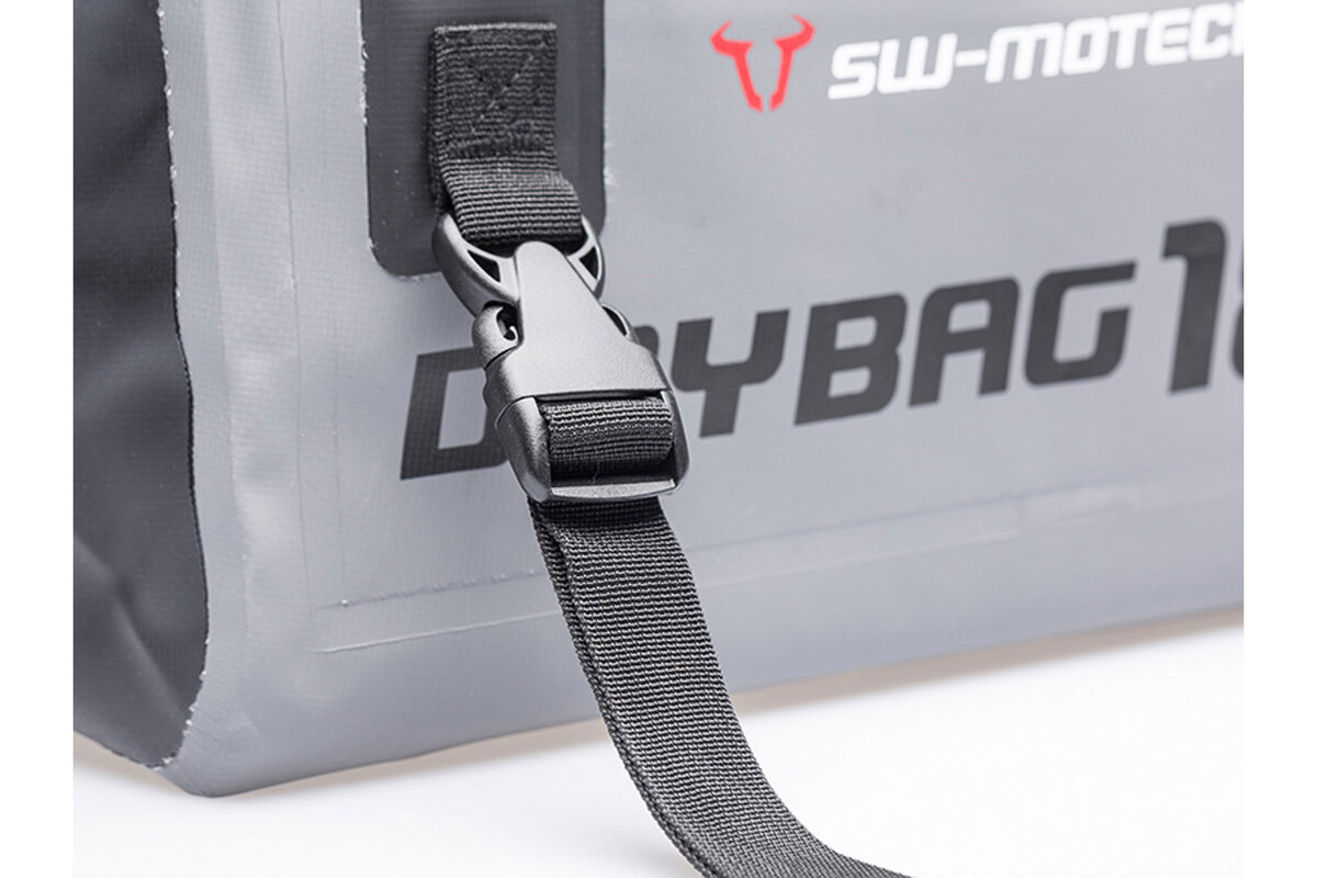 Drybag 180 achtertas voor Aprilia ETV 1200 Caponord, grijs / zwart - SW Motech