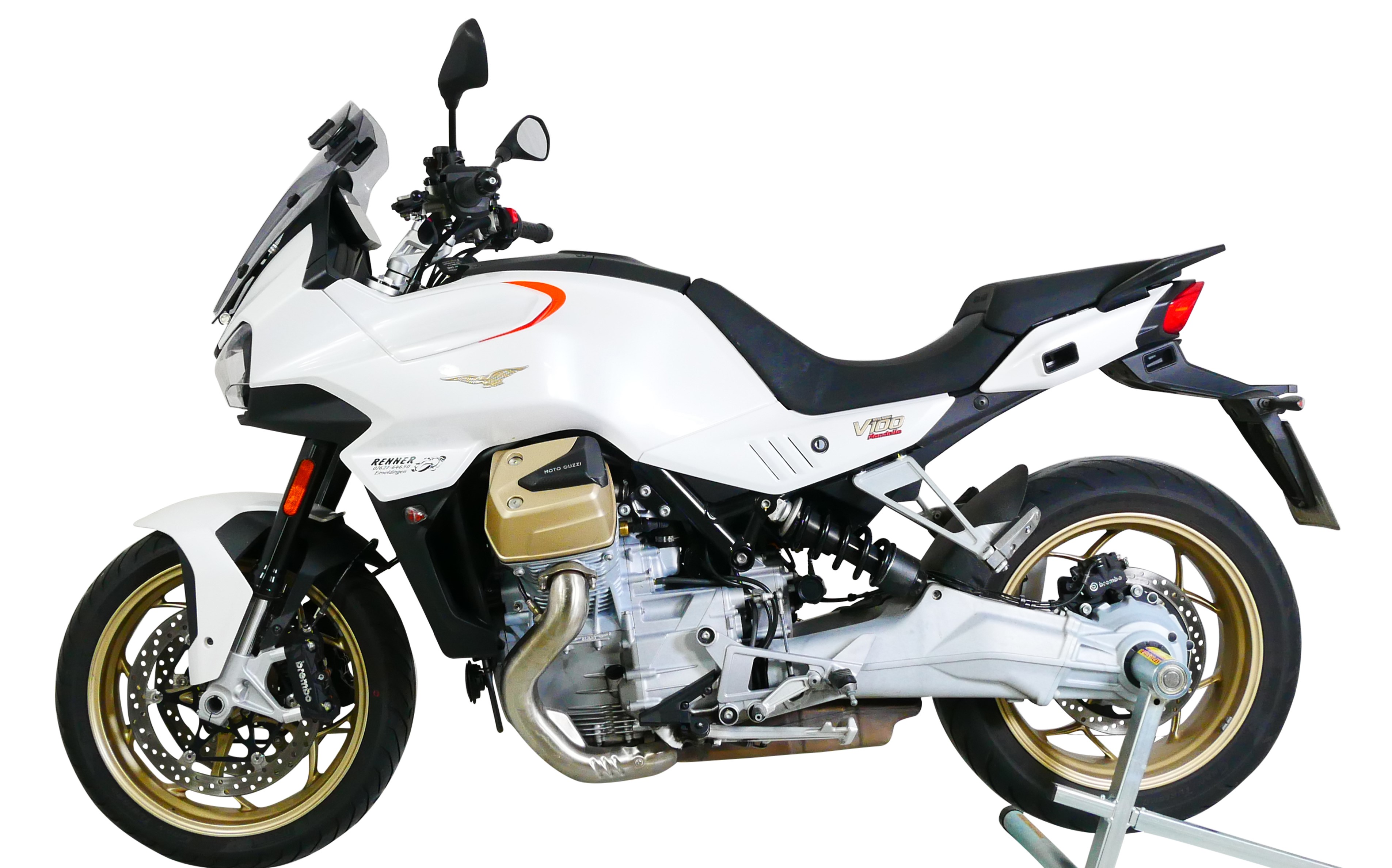 Windscherm Touring Vario MRA  "VTM" voor Moto Guzzi V100 Mandello