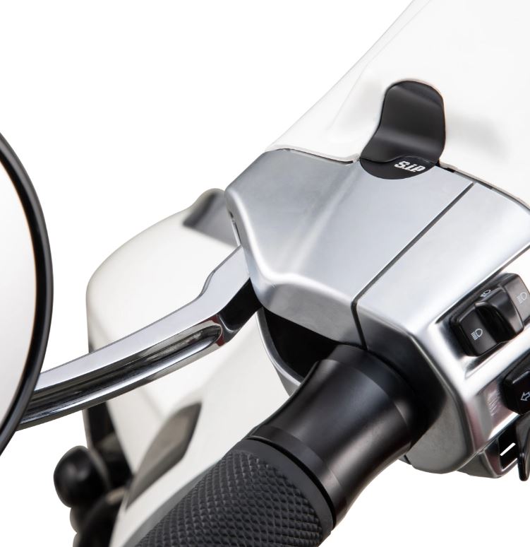 Spiegelgatdeksel links & rechts voor Vespa Primavera/Sprint/Elettrica 50-150cc, zwart mat