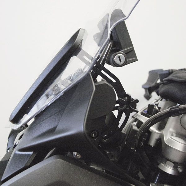 Voorruitversteviging voor BMW R 1200 GS LC /Adventure LC, R 1250 GS, zwart