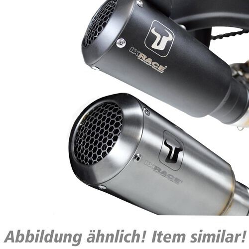IXRACE MK2 compleet systeem Kawasaki Z 650 /650 Ninja (17-19), roestvrij staal, E-keur, Euro4