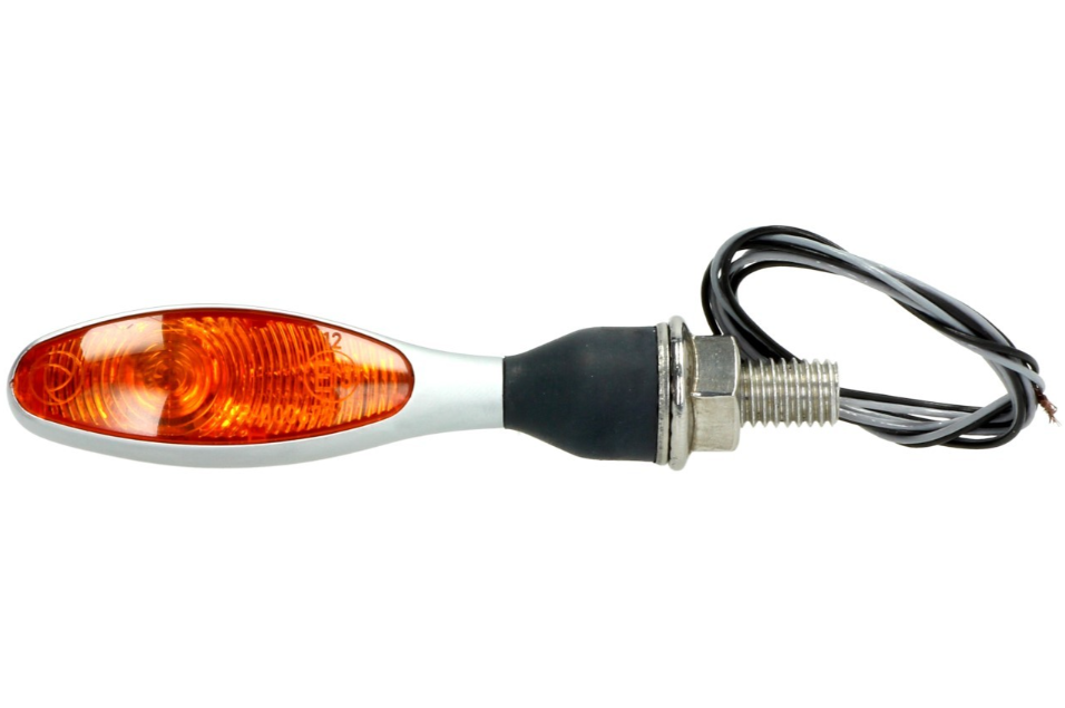 Kellermann indicator, Micro 1000 Halogeen, staal, halogeen, HR/HL, 12 V, 6 W, mat chroom, M8x20