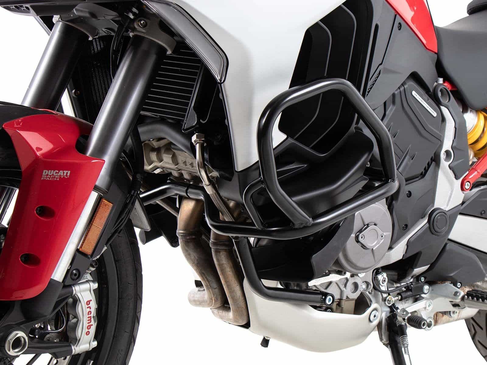 Motorbeschermer zwart voor Ducati Multistrada V4 /S /Pikes Peak /Rally /RS (25-) Origineel