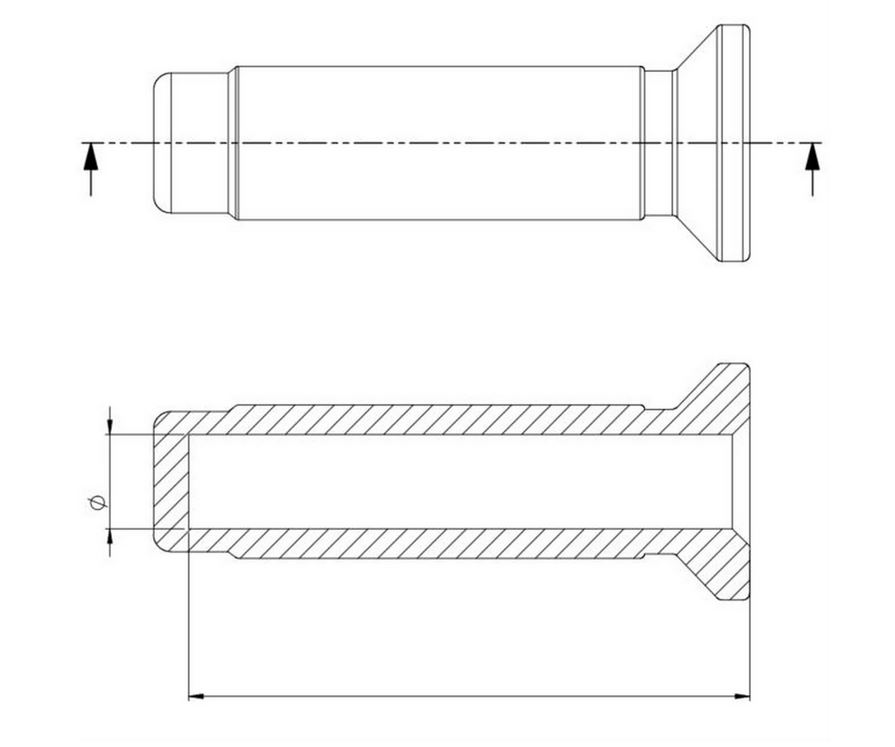 Handvatten RIZOMA Urlo RS Ø 22/24 mm L 120 mm voor Vespa Primavera/Sprint, zilver geanodiseerd