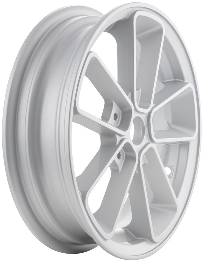 Velg voor/achter 12" voor Vespa GTS/GTS Super/GTV/GT 60/GT/GT L 125-300ccm, zilver