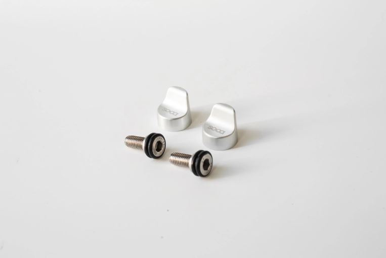 Spiegelgatdeksel links & rechts SOCA voor Vespa Primavera/Sprint/Elettrica 50-150cc, zilver