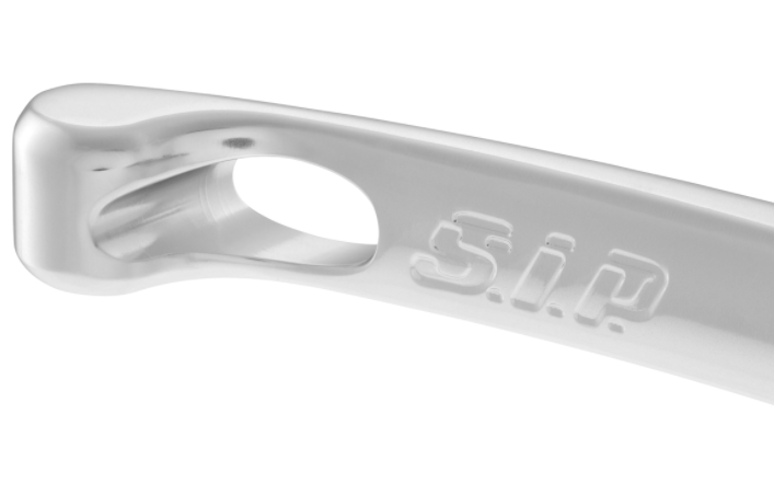 Sport hendelset rem links/rechts voor Vespa LX/LXV/S/Primavera/Sprint 50-150ccm, zilver