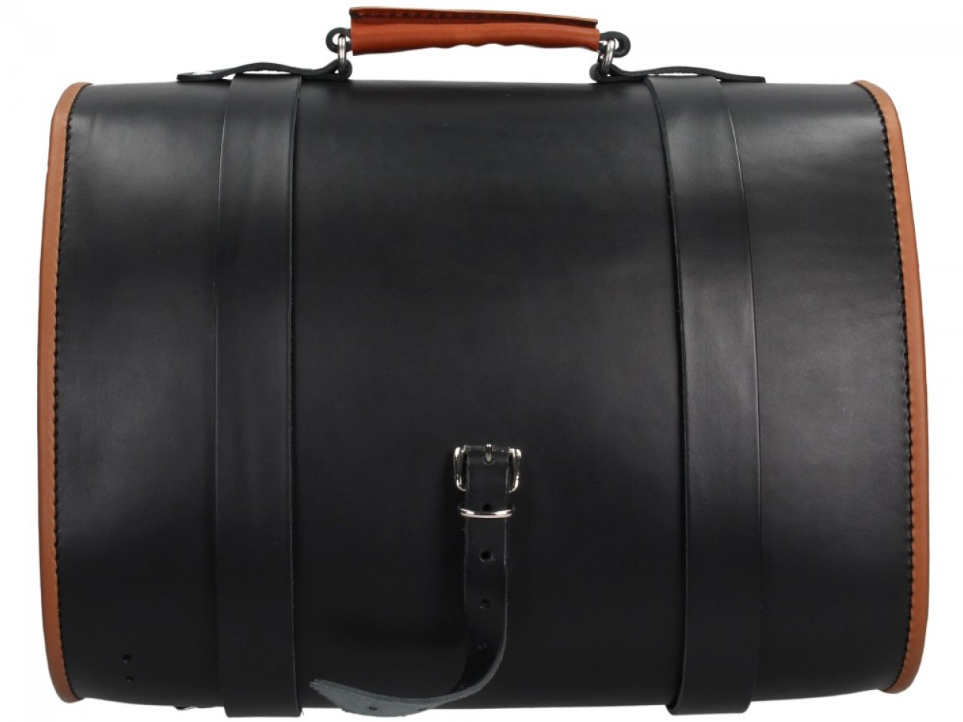 Originele Vespa lederen tas - Zwart