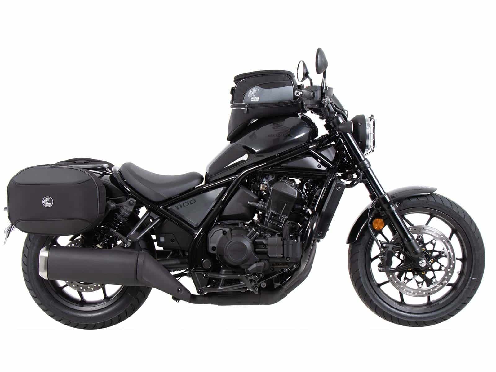 C-Bow zijdrager zwart voor Honda CMX 1100 Rebel /DCT (21-24) Hepco & Becker