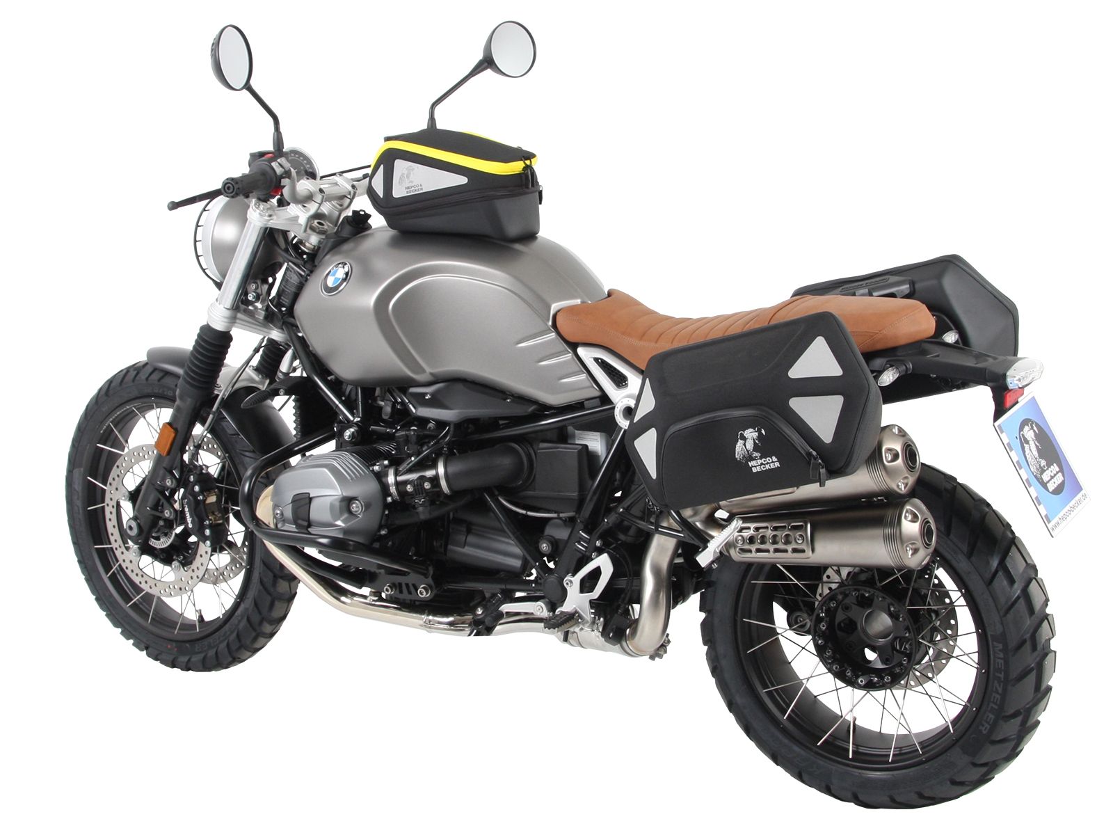 Basistankring incl. tanktasvergrendeling voor BMW R nineT Scrambler (16-23) Hepco & Becker