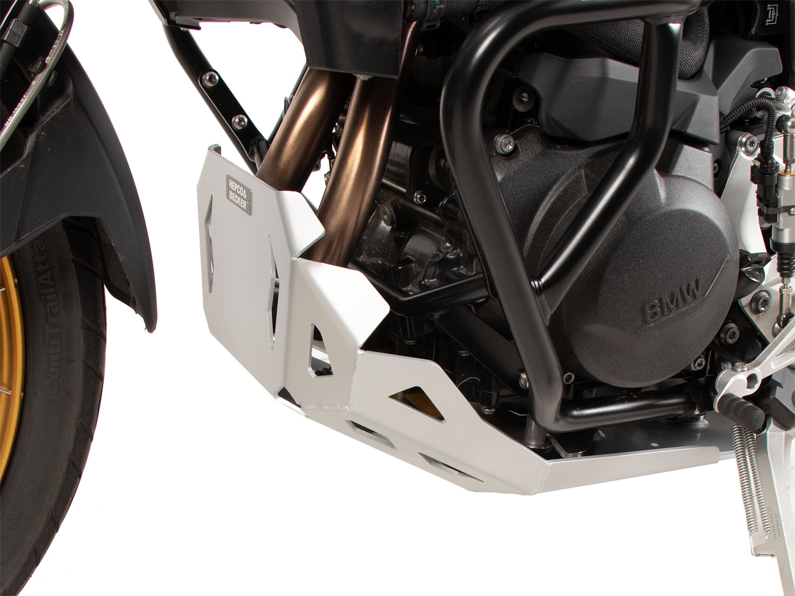 Aluminium motorbeschermplaat voor BMW F 800 GS (24-) Hepco & Becker