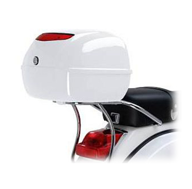 Originele chromen bagagedrager achter voor Vespa PX