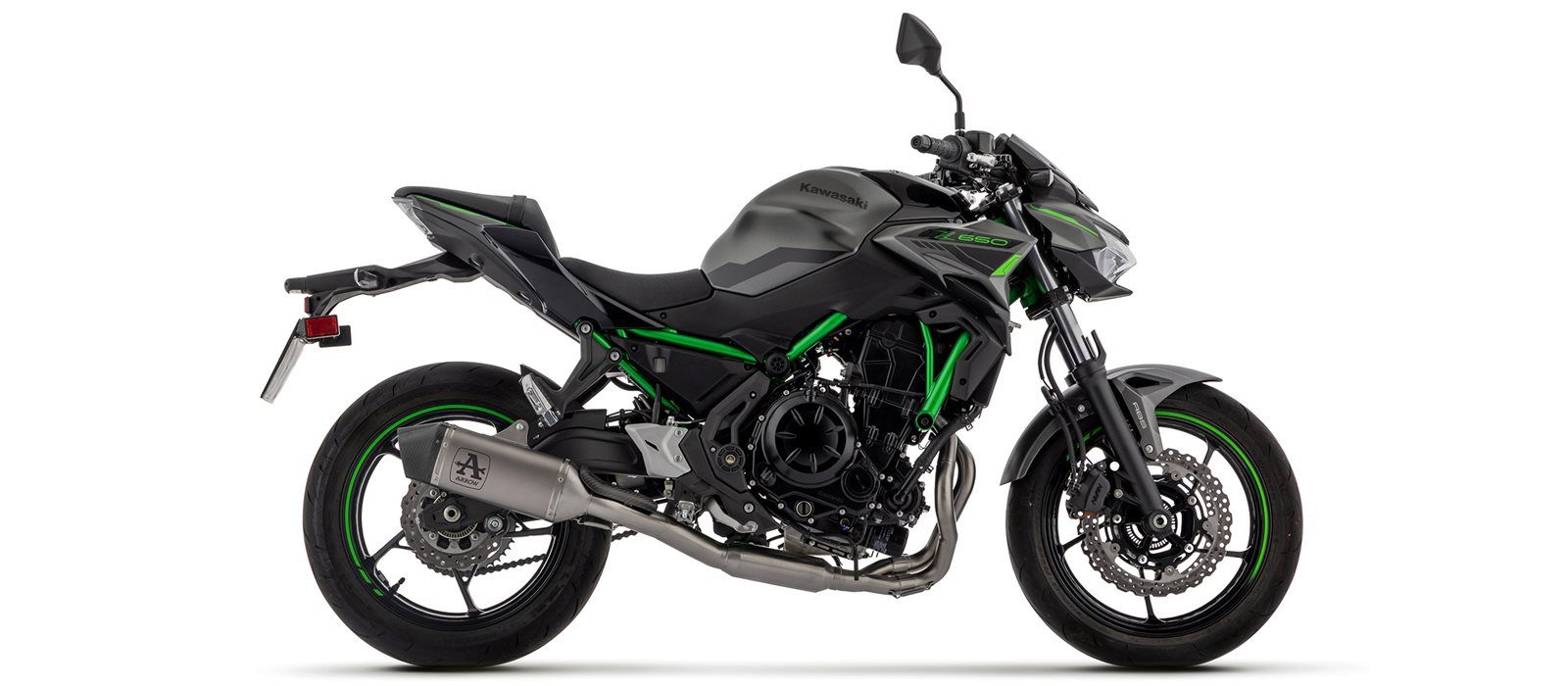 ARROW compleet systeem titanium voor Kawasaki Ninja 650, Z650 modeljaar 2024-