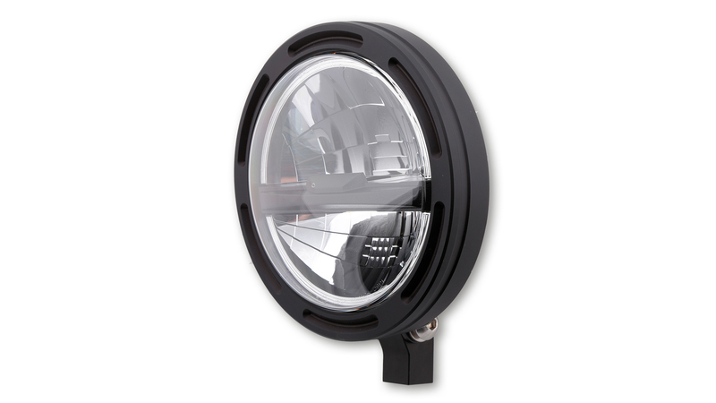HIGHSIDER pro 5 3/4 inch Koplampframe-R2 Type 5 LED Zwart Onderste bevestiging