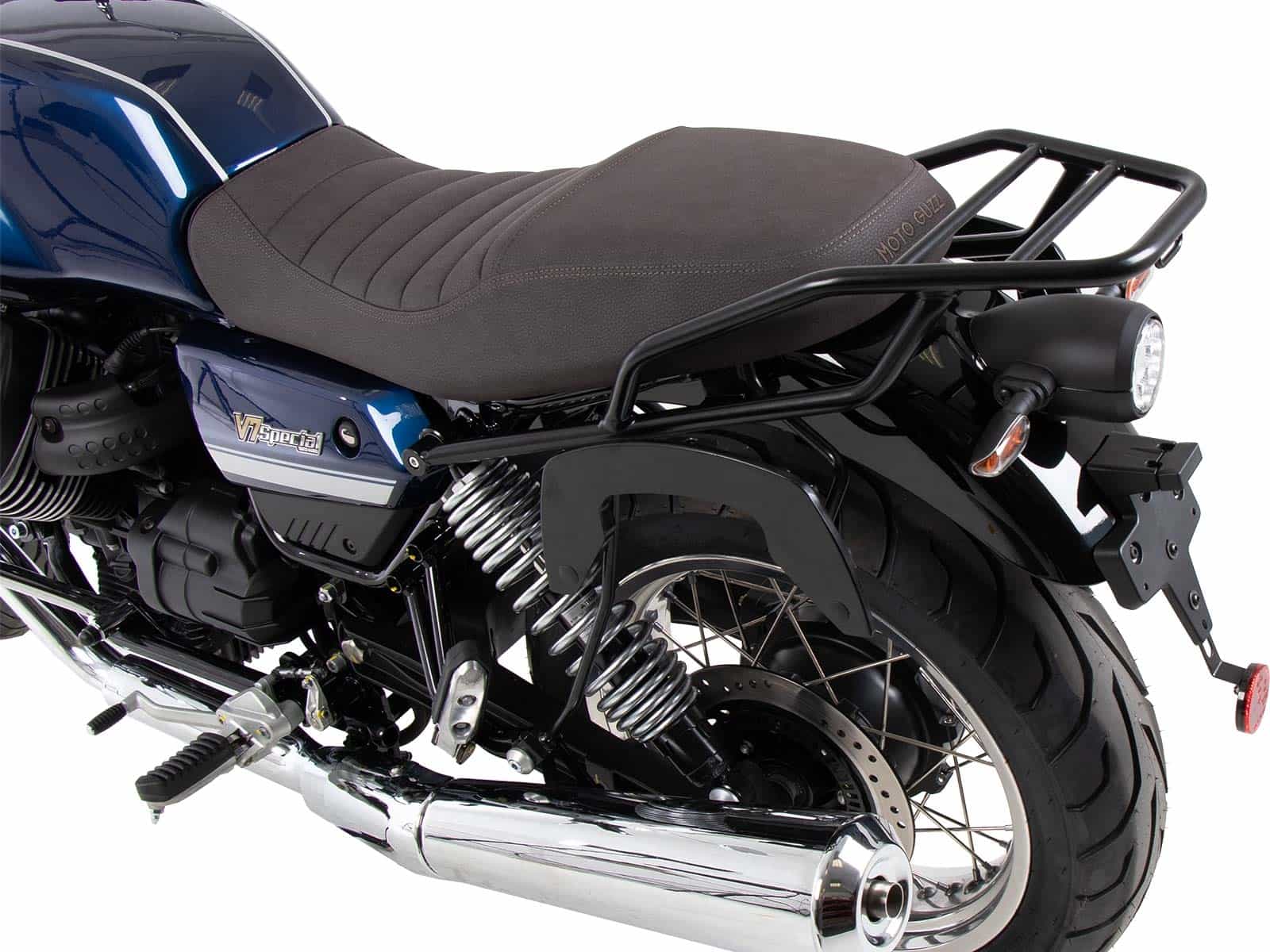 Buisvormig bagagerek zwart voor Moto Guzzi V7 850 Special/Stone/Centenario (21-24)