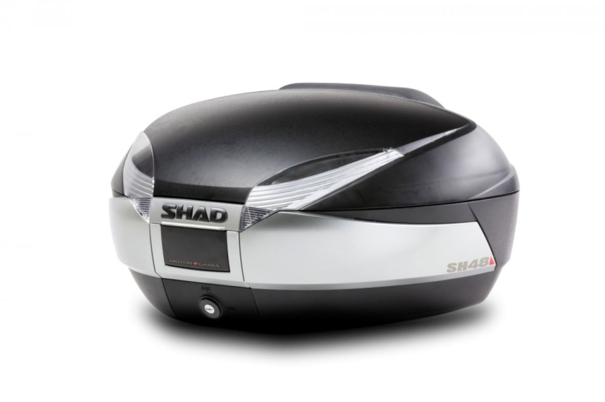 Shad Top Case SH48, zwart / titanium, 48 l