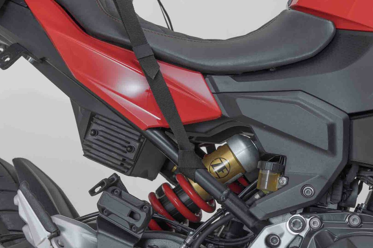 Drybag 700 achtertas voor Aprilia ETV 1200 Caponord, zwart/grijs - SW Motech